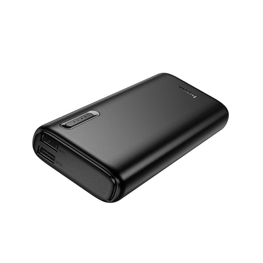 Eksterni punjač HOCO J158A, 10000mAh, 10W, 2 x USB-A, Crna