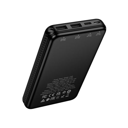 Eksterna baterija HOCO J165A, 10000mAh, 10W, 2 x USB-A, Crna