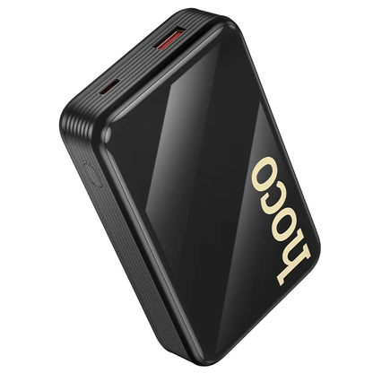 Eksterni punjač HOCO Q37A, 20000mAh, 22.5W, QC + PD, 1 x Lightning - 1 x USB-A - 2 x USB-C, Crna