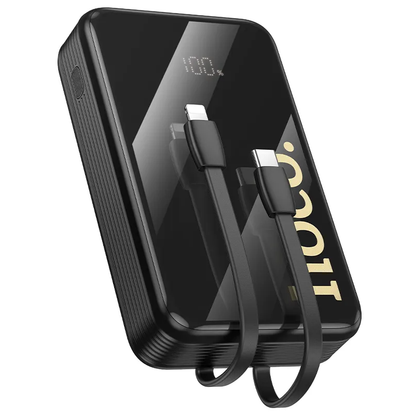 Eksterni punjač HOCO Q37A, 20000mAh, 22.5W, QC + PD, 1 x Lightning - 1 x USB-A - 2 x USB-C, Crna