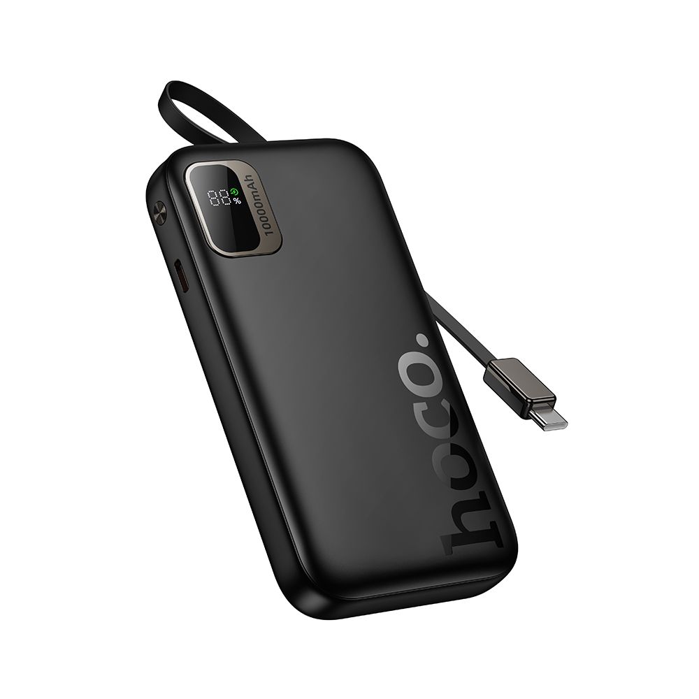 Eksterni punjač HOCO Q51, 10000mAh, 20W, PD, 2 x USB-C, Crna