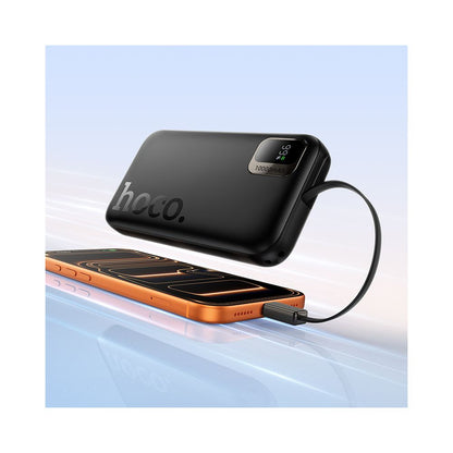 Eksterni punjač HOCO Q51, 10000mAh, 20W, PD, 2 x USB-C, Crna