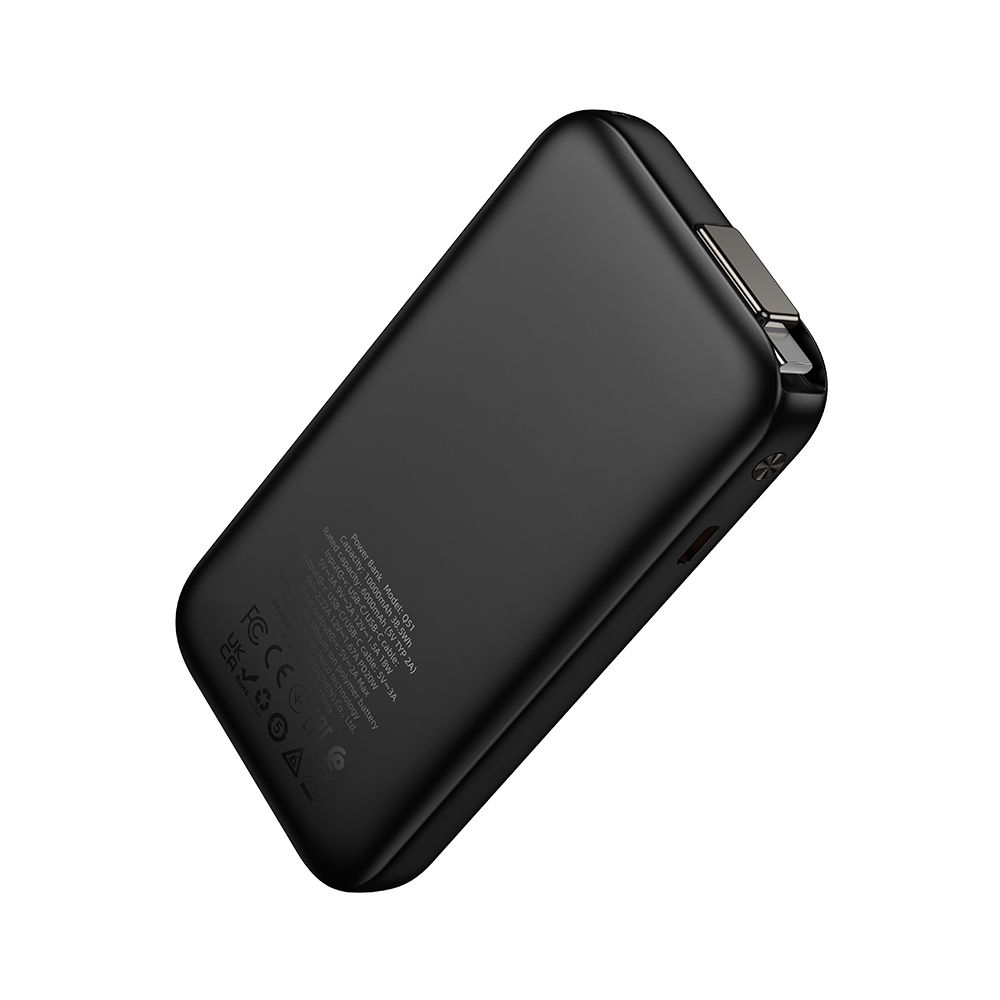 Eksterni punjač HOCO Q51, 10000mAh, 20W, PD, 2 x USB-C, Crna