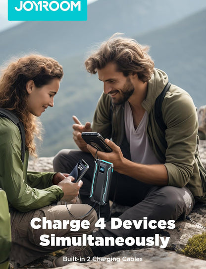 Spoljna baterija Joyroom JR-L017, 10000mAh, 22.5W, QC + PD, 1 x Lightning - 1 x USB-A - 2 x USB-C, Crna