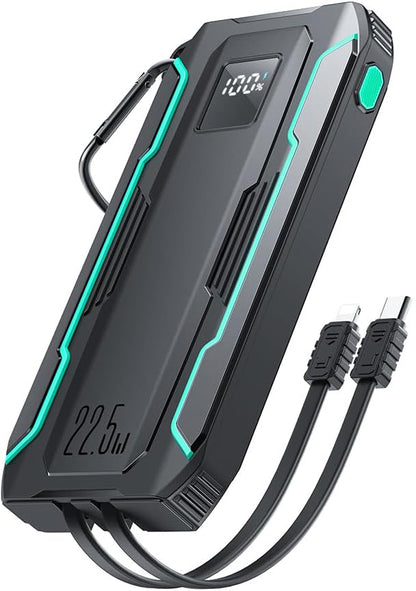 Spoljna baterija Joyroom JR-L017, 10000mAh, 22.5W, QC + PD, 1 x Lightning - 1 x USB-A - 2 x USB-C, Crna