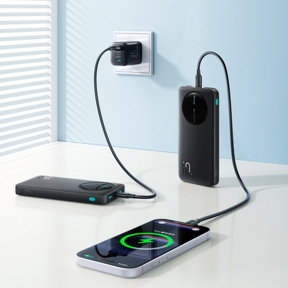 Eksterni punjač Joyroom JR-PBF12 Pro, 10000mAh, 22.5W, QC + PD, 1 x USB-C - 2 x USB-A, Crna