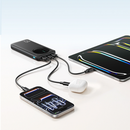 Eksterni punjač Joyroom JR-PBF12 Pro, 10000mAh, 22.5W, QC + PD, 1 x USB-C - 2 x USB-A, Crna