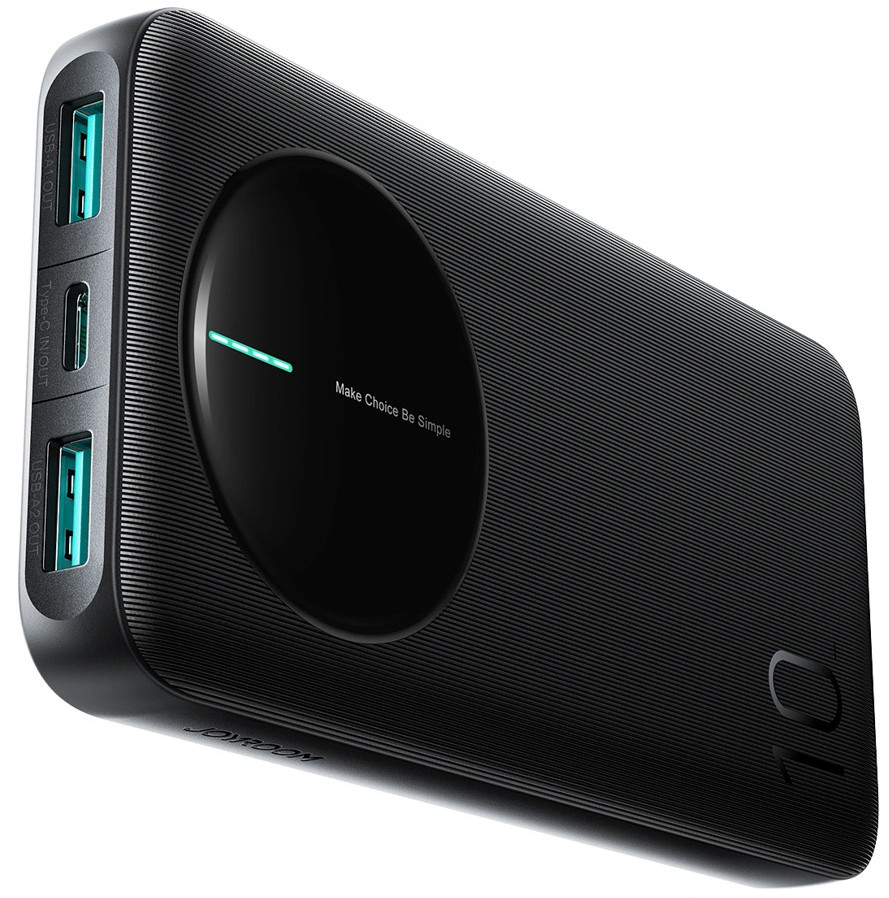 Eksterni punjač Joyroom JR-PBF12 Pro, 10000mAh, 22.5W, QC + PD, 1 x USB-C - 2 x USB-A, Crna