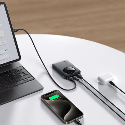 Eksterna baterija Joyroom JR-PBF13, 5000mAh, 12W, 1 x USB-C - 2 x USB-A, Crna