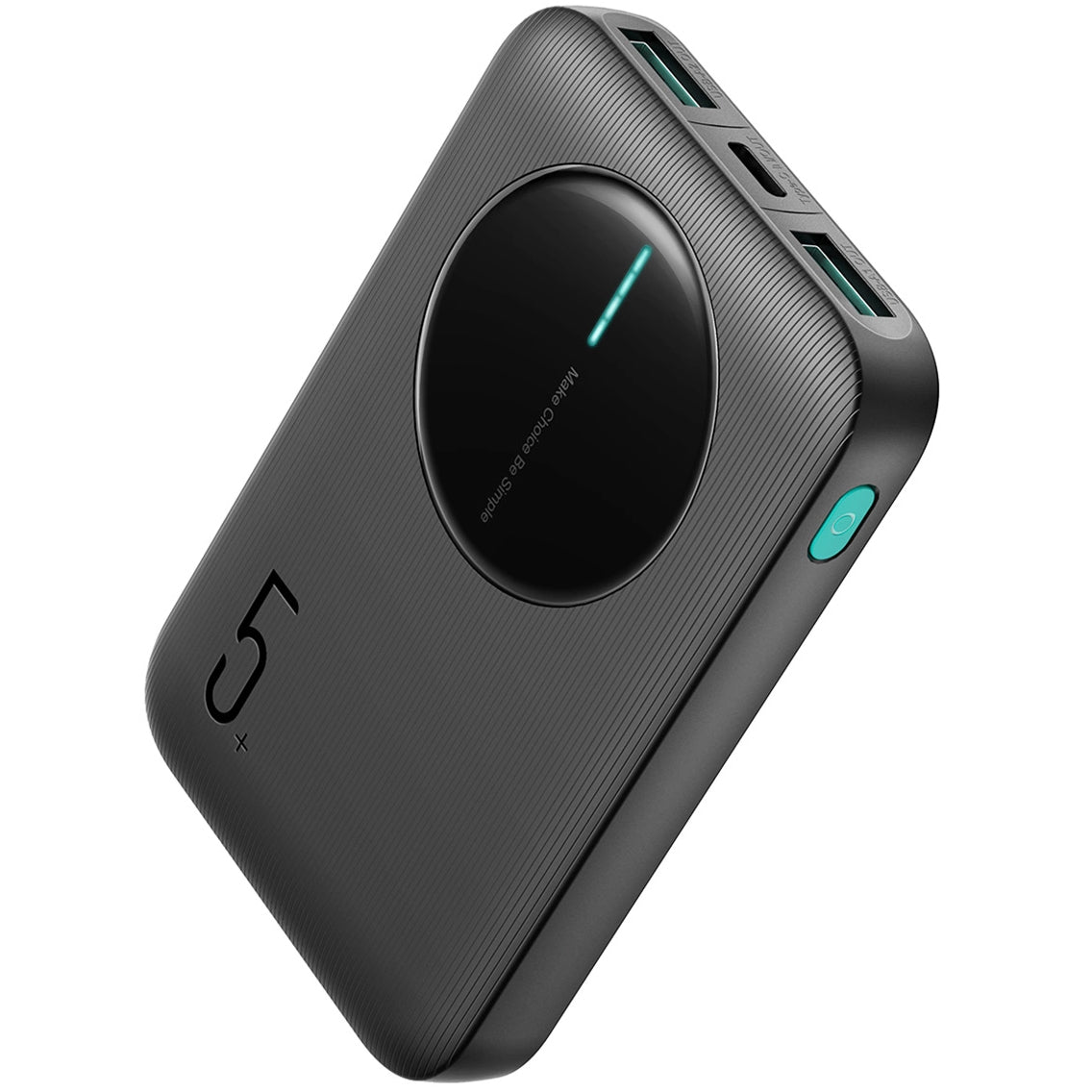 Eksterna baterija Joyroom JR-PBF13, 5000mAh, 12W, 1 x USB-C - 2 x USB-A, Crna