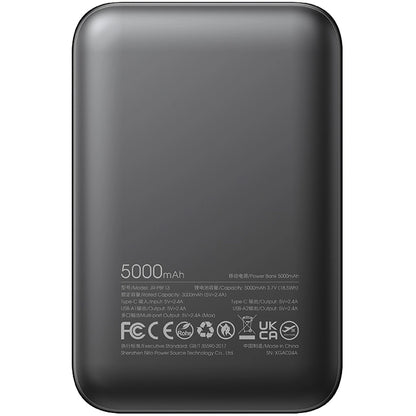 Eksterna baterija Joyroom JR-PBF13, 5000mAh, 12W, 1 x USB-C - 2 x USB-A, Crna