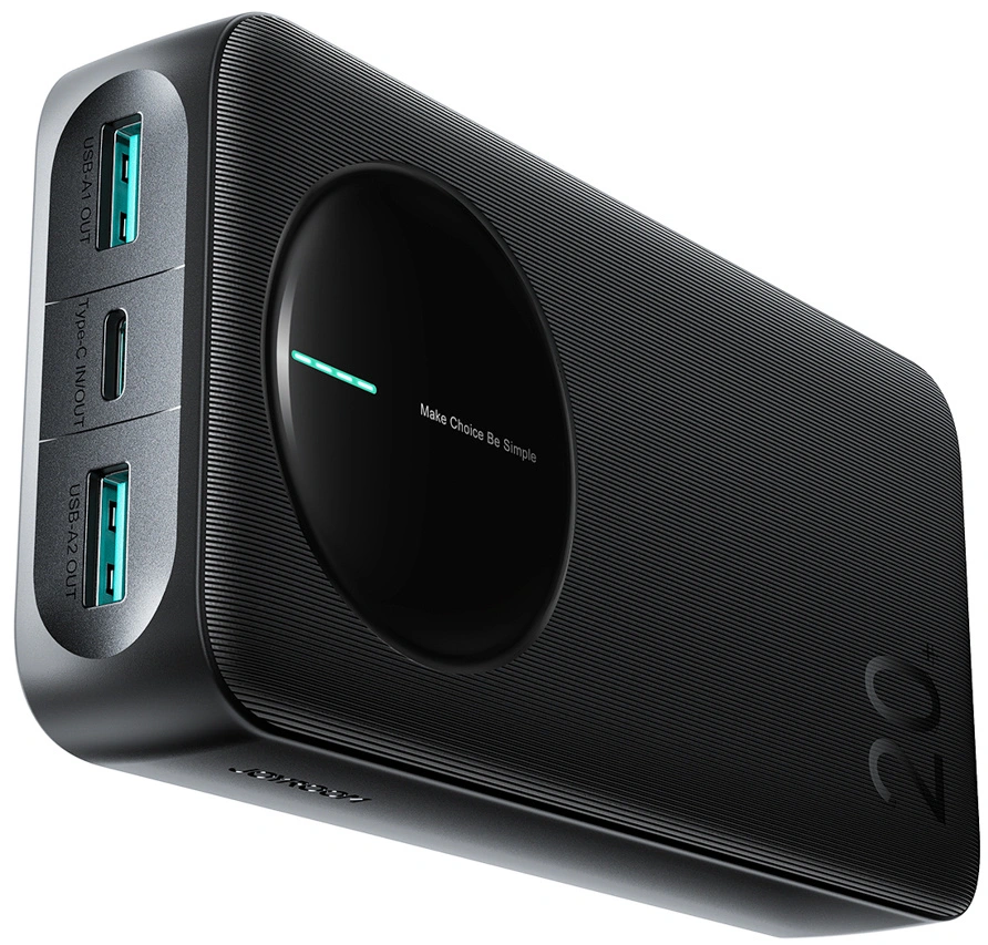 Spoljna baterija Joyroom JR-PBF14 Pro, 20000mAh, 22.5W, QC + PD, 1 x USB-C - 2 x USB-A, Crna