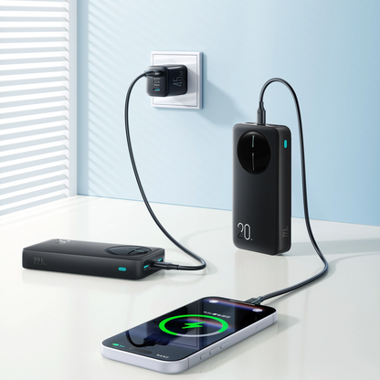 Spoljna baterija Joyroom JR-PBF14 Pro, 20000mAh, 22.5W, QC + PD, 1 x USB-C - 2 x USB-A, Crna