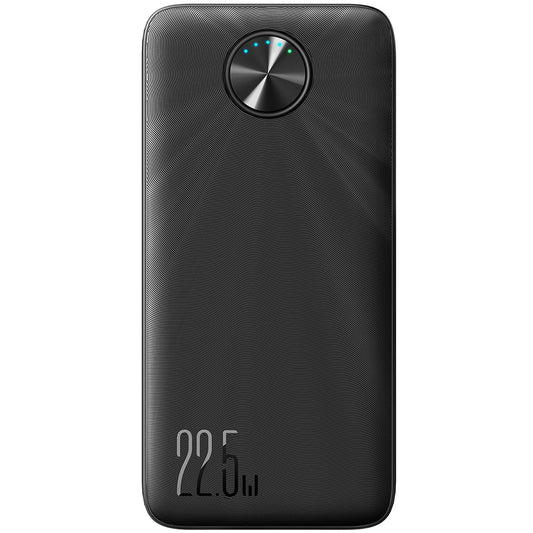 External Battery Joyroom JR-PBF15, 10000mAh, 22.5W, QC + PD, 1 x USB-C - 2 x USB-A, Black 