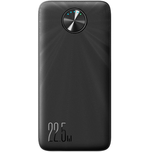External Battery Joyroom JR-PBF16, 20000mAh, 22.5W, QC + PD, 1 x USB-C - 2 x USB-A, Black 