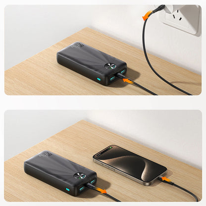 Eksterna baterija Joyroom JR-PBF16, 20000mAh, 22.5W, QC + PD, 1 x USB-C - 2 x USB-A, Crna