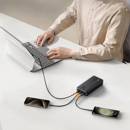 Eksterna baterija Joyroom JR-PBF16, 20000mAh, 22.5W, QC + PD, 1 x USB-C - 2 x USB-A, Crna