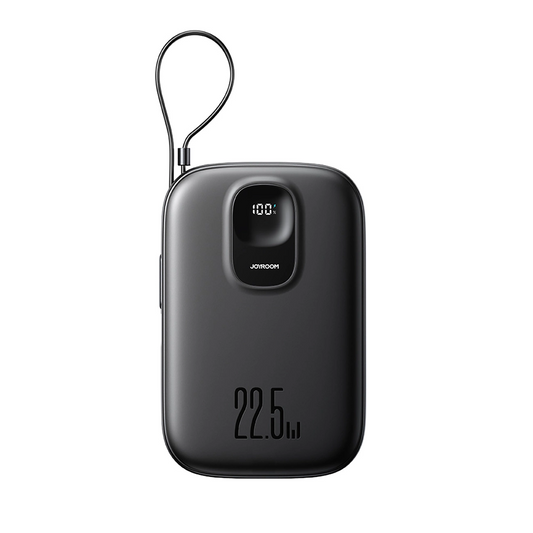 Spoljna baterija Joyroom JR-PBF18, 10000mAh, 22.5W, QC + PD, 1 x Lightning - 1 x USB-A - 1 x USB-C, Crna