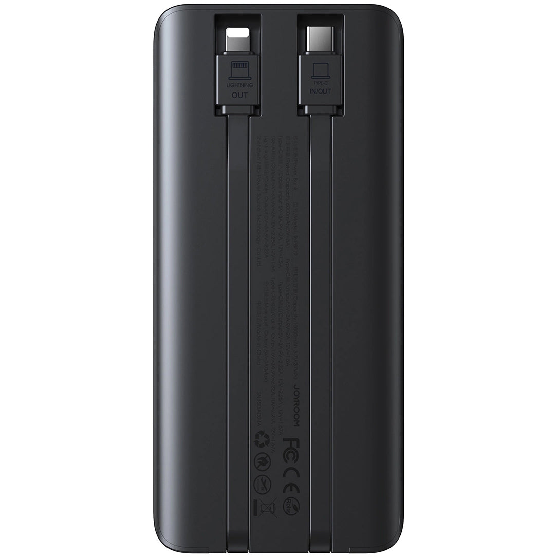 Spoljna baterija Joyroom JR-PBF19, 10000mAh, 22.5W, QC + PD, 1 x Lightning - 1 x USB-A - 2 x USB-C, Crna