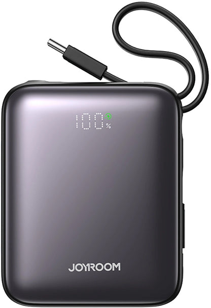 Spoljna baterija Joyroom JR-PBF27, 10000mAh, 22.5W, QC + PD, 1 x Lightning - 2 x USB-C, Crna