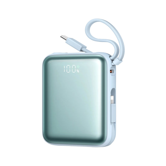Spoljna baterija Joyroom JR-PBF27, 10000mAh, 22.5W, PD, 1 x Lightning - 2 x USB-C, Plava
