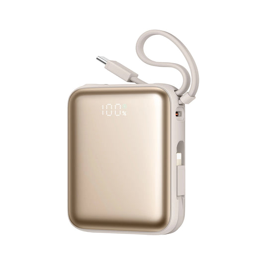 Spoljna baterija Joyroom JR-PBF27, 10000mAh, 22.5W, PD, 1 x Lightning - 2 x USB-C, Zlatna