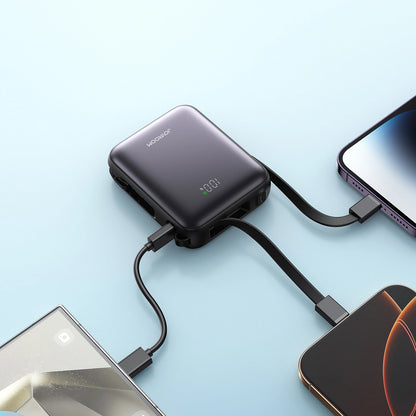 Spoljna baterija Joyroom JR-PBF27, 10000mAh, 22.5W, QC + PD, 1 x Lightning - 2 x USB-C, Crna