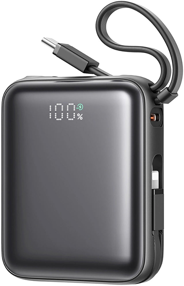 Spoljna baterija Joyroom JR-PBF27, 10000mAh, 22.5W, QC + PD, 1 x Lightning - 2 x USB-C, Crna