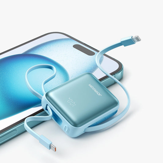 Spoljna baterija Joyroom JR-PBF27, 10000mAh, 22.5W, PD, 1 x Lightning - 2 x USB-C, Plava
