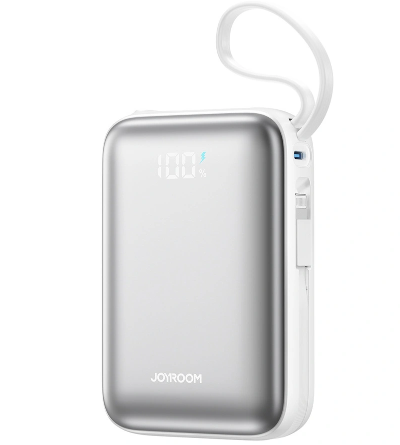 Spoljna baterija Joyroom JR-PBF29, 20000mAh, 22.5W, QC + PD, 1 x Lightning - 2 x USB-C, Bela