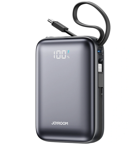 Spoljna baterija Joyroom JR-PBF29, 20000mAh, 22.5W, QC + PD, 1 x Lightning - 2 x USB-C, Crna