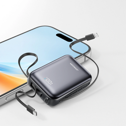 Spoljna baterija Joyroom JR-PBF29, 20000mAh, 22.5W, QC + PD, 1 x Lightning - 2 x USB-C, Crna