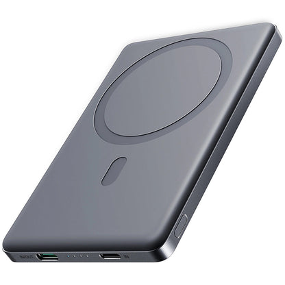 Spoljna Baterija Bežična Joyroom JR-PBM08, 5000mAh, 20W, PD + FQI, 1 x QI - 1 x USB-C, Siva