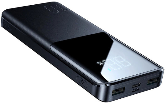 Eksterna baterija Joyroom JR-QP191, 10000mAh, 22.5W, QC + PD, 1 x USB-C - 2 x USB-A, Crna