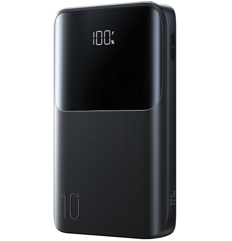 Spoljna baterija Joyroom JR-QP191, 10000mAh, 22.5W, QC + PD, 1 x USB-A - 2 x USB-C, Crna