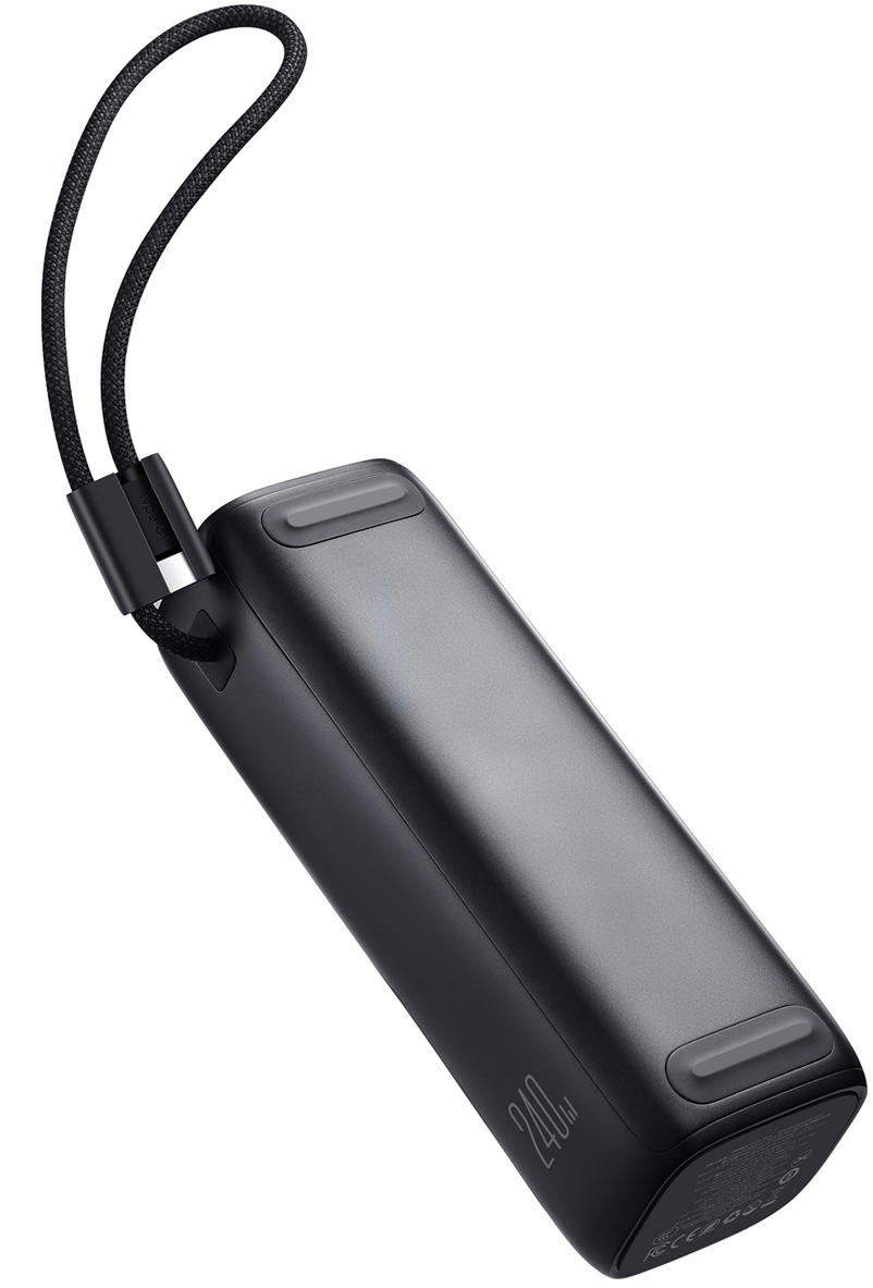 Eksterna baterija Joyroom PODIX PR70, 25000 mAh, 240 W, QC + PD, 1 x USB-A – 3 x USB-C, crna