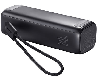 Eksterna baterija Joyroom PODIX PR70, 25000 mAh, 240 W, QC + PD, 1 x USB-A – 3 x USB-C, crna
