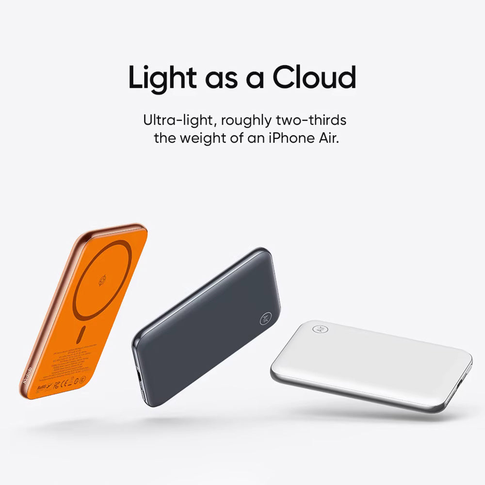 Bežična Eksterna Baterija McDodo MC-2931 Meta Air, 5000mAh, 20W, PD + FQI, 1 x QI - 1 x USB-C, Crna