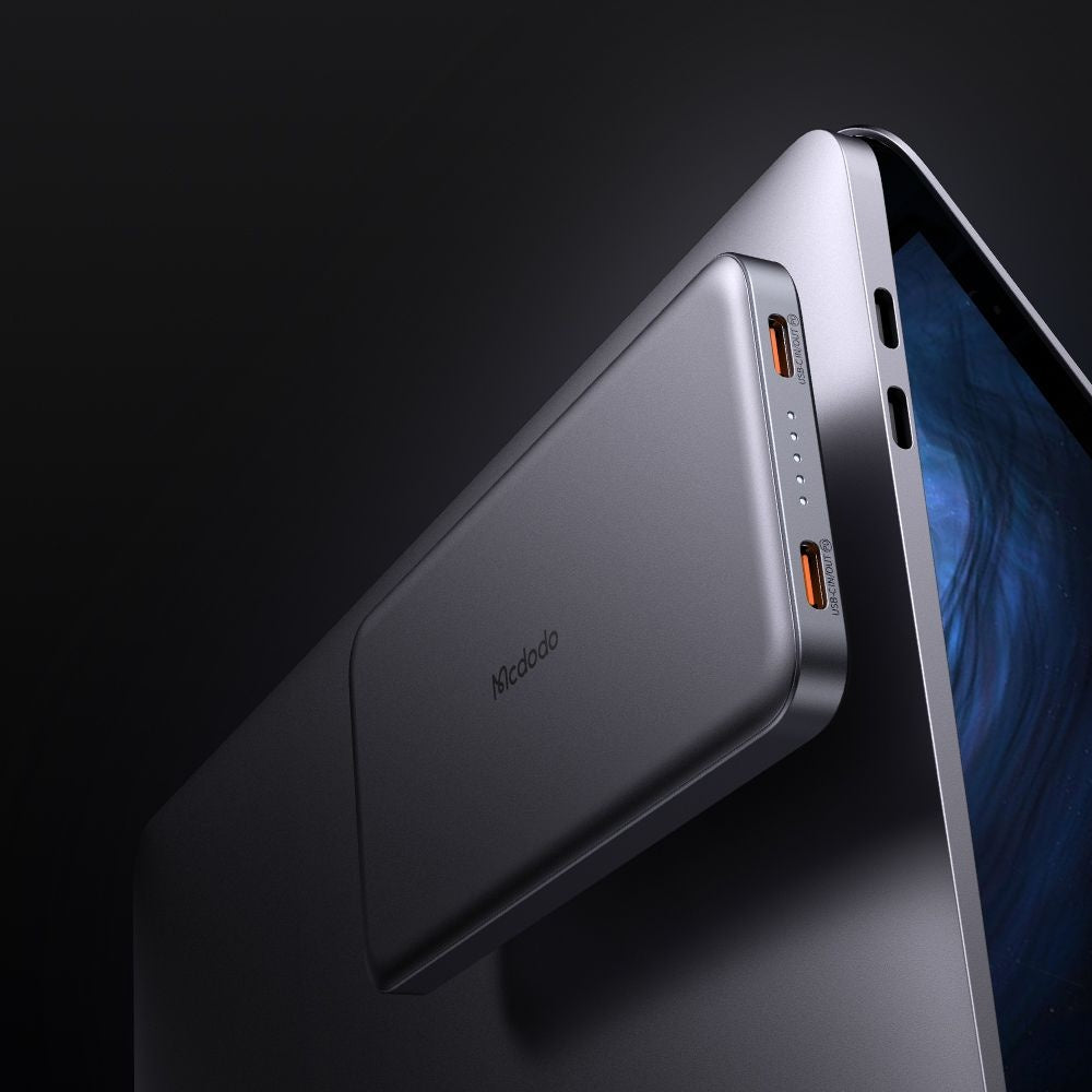 Spoljna baterija Wireless McDodo MC-3781 Meta, 10000mAh, 20W, PD + FQI, 1 x QI - 2 x USB-C, Crna