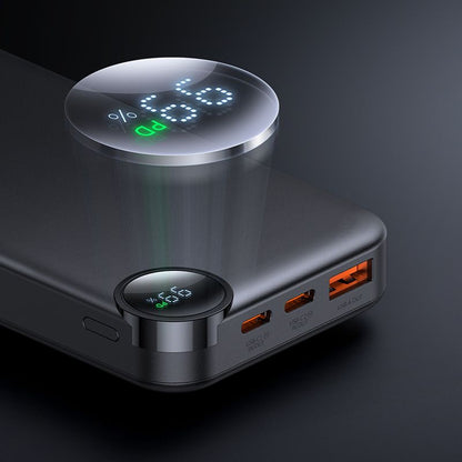 Eksterna baterija McDodo MC-3850 Display, 10000mAh, 30W, QC + PD, 1 x USB-A - 2 x USB-C, Crna