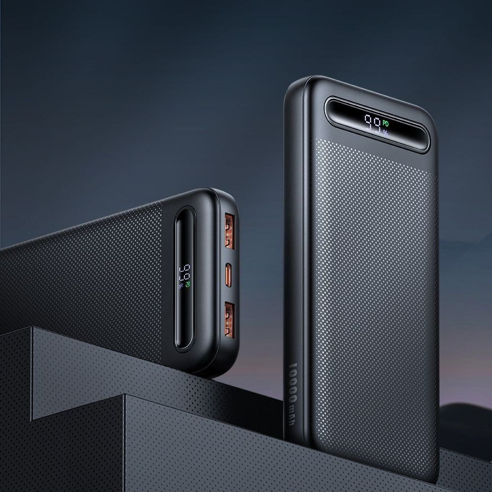 Eksterna baterija McDodo MC-3881 Star, 10000mAh, 22.5W, QC + PD, 2 x USB-A - 1 x USB-C, Crna