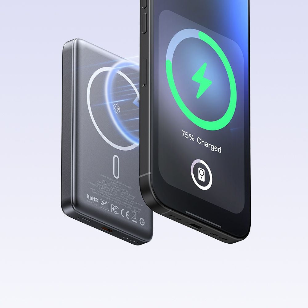 Eksterna baterija Wireless McDodo MC-4651 Meta, 10000mAh, 20W, PD + FQI, 1 x QI - 1 x USB-C, Crna