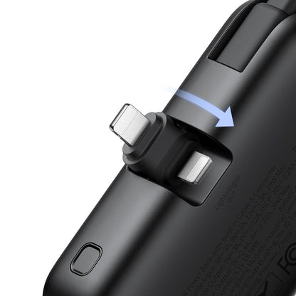 Eksterna baterija McDodo MC-7800 Freekit, 5000mAh, 22.5W, PD, 1 x Lightning - 2 x USB-C, Crna