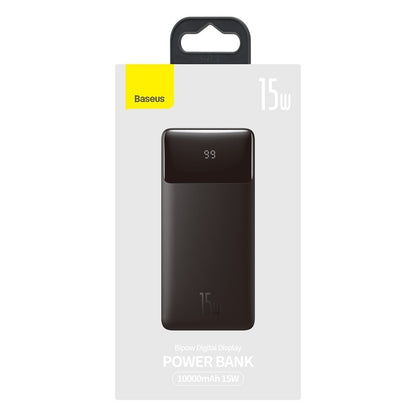 Spoljna baterija Baseus Bipow, 10000mAh, 15W, 1 x USB-C - 2 x USB-A, Crna PPBD050001