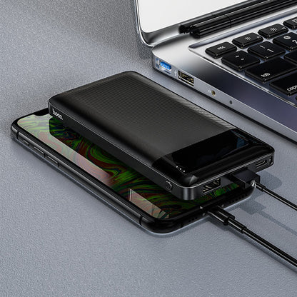 Eksterna baterija HOCO J72, 10000mAh, 10W, 2 x USB-A, Crna