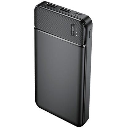Eksterni punjač MaXlife MXPB-01, 10000mAh, 12W, 2 x USB-A, Crna