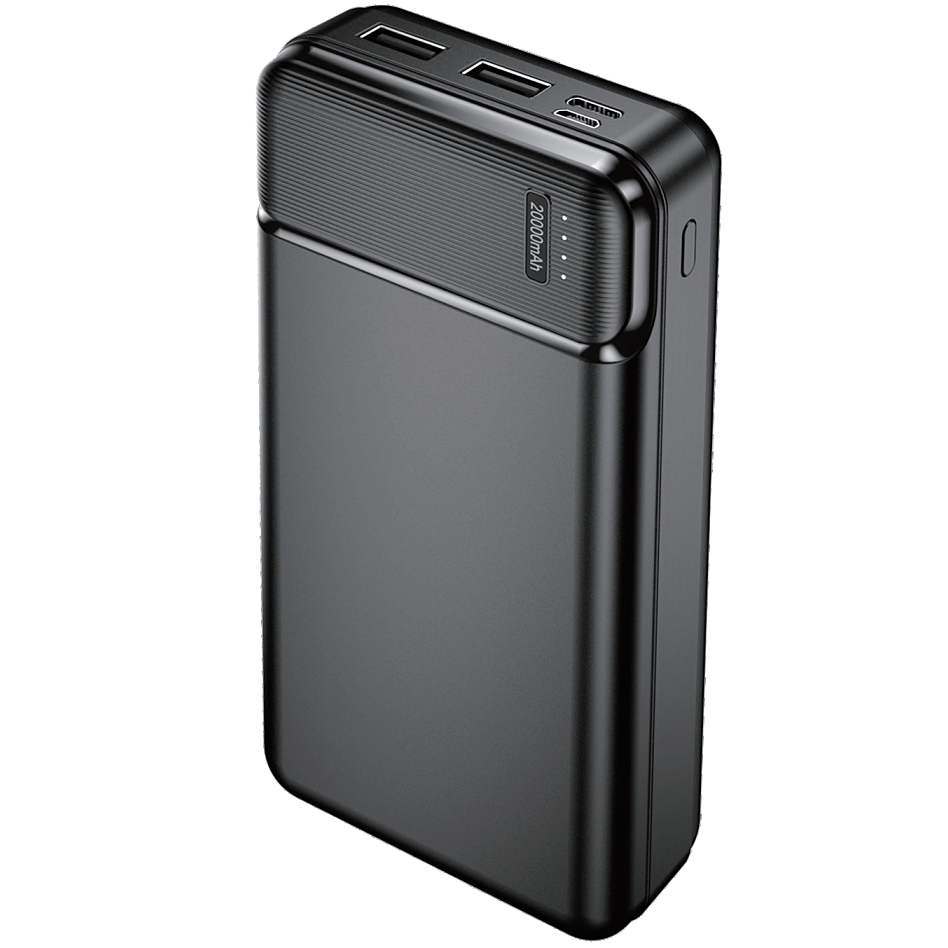 Eksterna baterija MaXlife MXPB-01, 20000mAh, 12W, 2 x USB-A, Crna