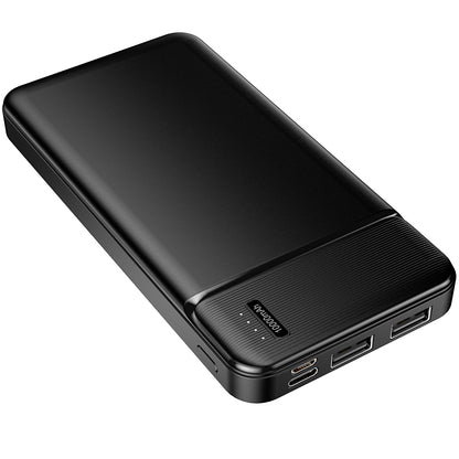 Eksterni punjač MaXlife MXPB-01, 10000mAh, 12W, 2 x USB-A, Crna