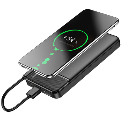 Eksterni punjač MaXlife MXPB-01, 10000mAh, 12W, 2 x USB-A, Crna