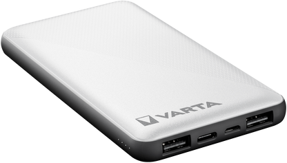 Eksterna baterija Varta Energy, 10000mAh, 15W, 1 x USB-C - 2 x USB-A, Bela